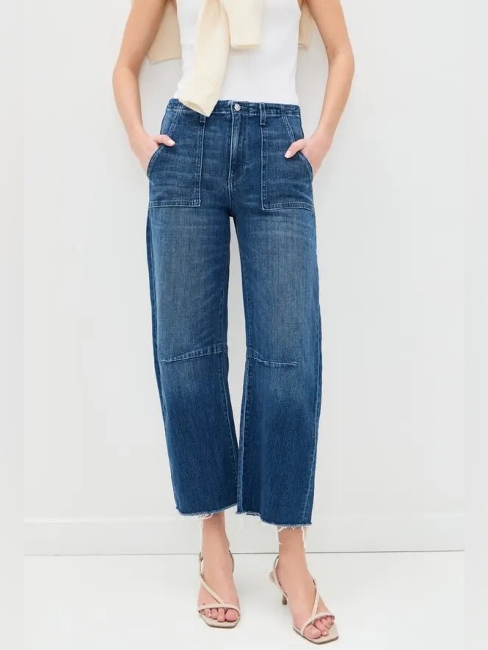 Le Jean Soft Utility Barrel in London Calling sz 24 - Picture 7 of 8